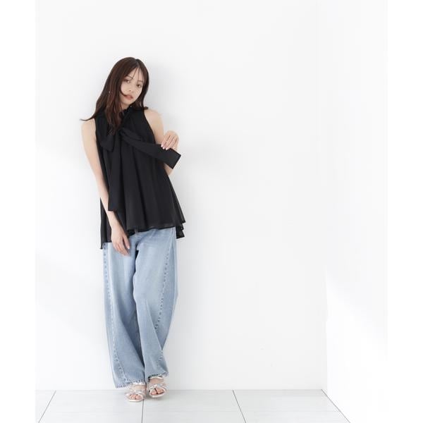 プロポーション ボディドレッシング（PROPORTION BODY DRESSING）/リボン付きギャザーブラウス_7