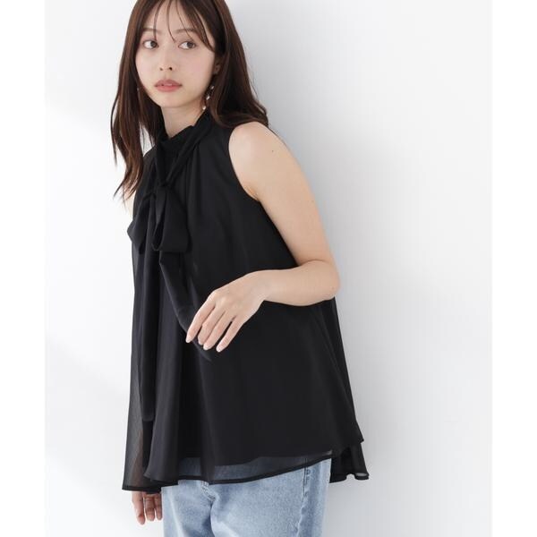 プロポーション ボディドレッシング（PROPORTION BODY DRESSING）/リボン付きギャザーブラウス_8