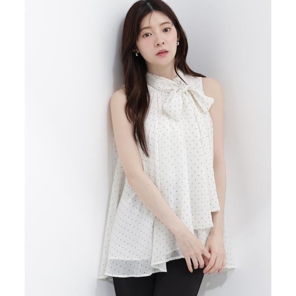 プロポーション ボディドレッシング（PROPORTION BODY DRESSING）/リボン付きギャザーブラウス_11
