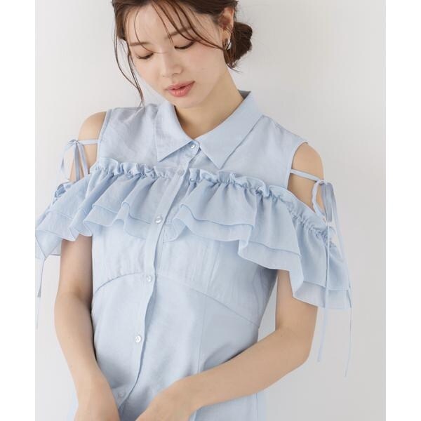 プロポーション ボディドレッシング（PROPORTION BODY DRESSING）/＜EDIT COLOGNE＞フリルシャツワンピース_4