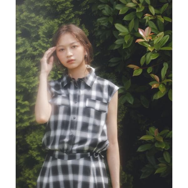 プロポーション ボディドレッシング（PROPORTION BODY DRESSING）/フレンチスリーブ短丈シャツ
