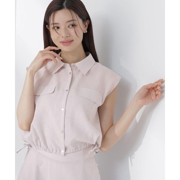 プロポーション ボディドレッシング（PROPORTION BODY DRESSING）/フレンチスリーブ短丈シャツ_1