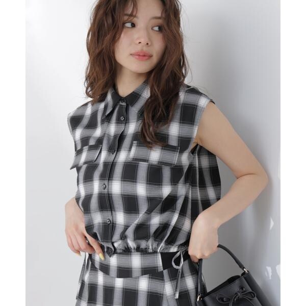 プロポーション ボディドレッシング（PROPORTION BODY DRESSING）/フレンチスリーブ短丈シャツ_4