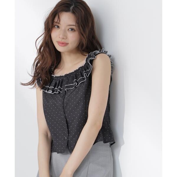 【NEW】プロポーション ボディドレッシング（PROPORTION BODY DRESSING）/ラッフルカラーブラウス_2