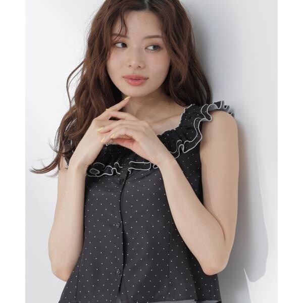 【NEW】プロポーション ボディドレッシング（PROPORTION BODY DRESSING）/ラッフルカラーブラウス_3