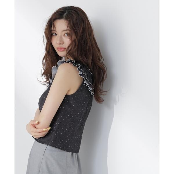 【NEW】プロポーション ボディドレッシング（PROPORTION BODY DRESSING）/ラッフルカラーブラウス_4