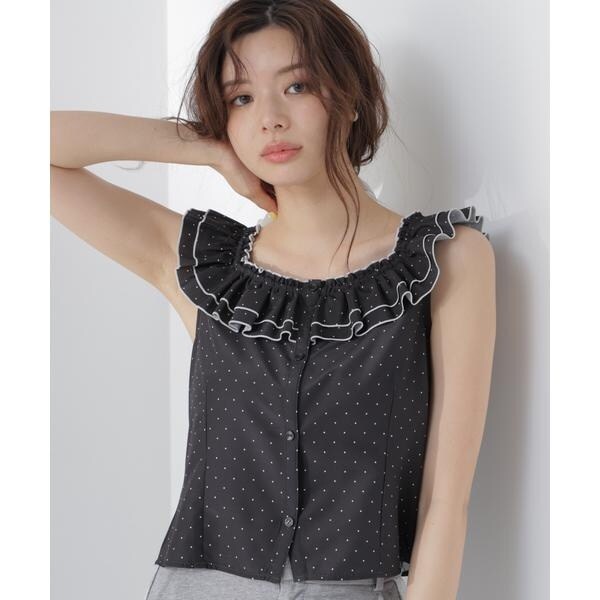 【NEW】プロポーション ボディドレッシング（PROPORTION BODY DRESSING）/ラッフルカラーブラウス_5
