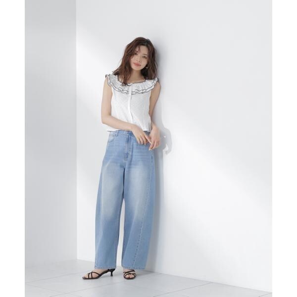 【NEW】プロポーション ボディドレッシング（PROPORTION BODY DRESSING）/ラッフルカラーブラウス_18