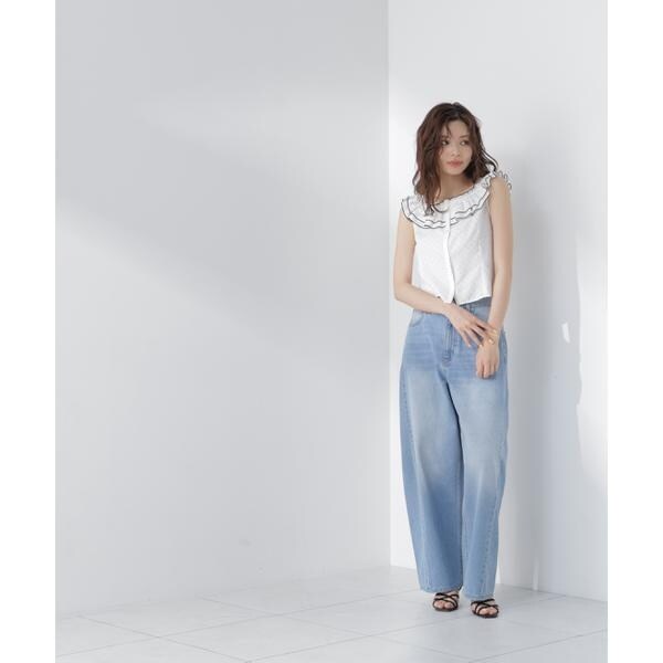 【NEW】プロポーション ボディドレッシング（PROPORTION BODY DRESSING）/ラッフルカラーブラウス_19