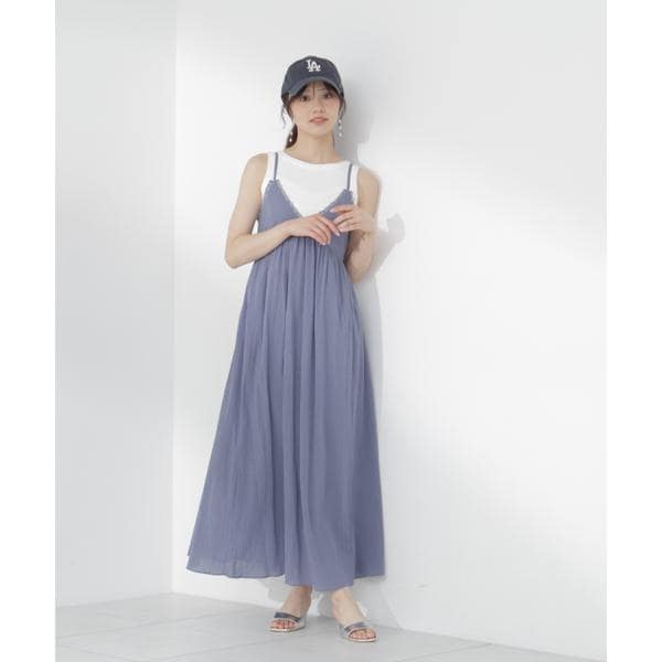 プロポーション ボディドレッシング（PROPORTION BODY DRESSING）/＜EDIT COLOGNE＞レーストリムコットンボイルワンピース