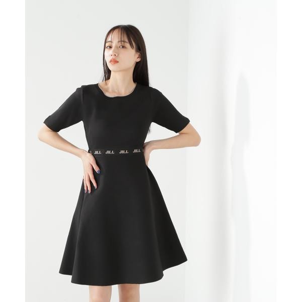 ジル バイ ジル スチュアート（JILL by JILL STUART）/◇ロゴジャガードフレアミニニットワンピース