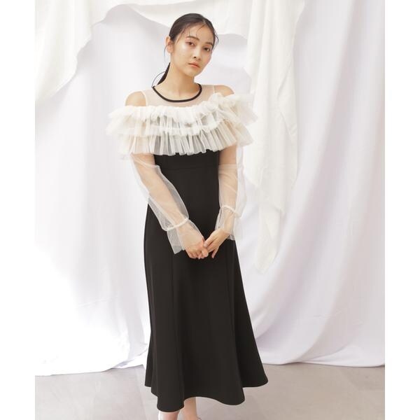 ジル バイ ジル スチュアート（JILL by JILL STUART）/フリルボレロ2Wayドレス_3