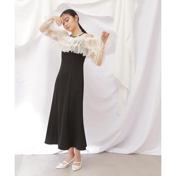 ジル バイ ジル スチュアート（JILL by JILL STUART）/フリルボレロ2Wayドレス_4