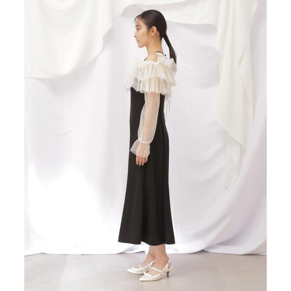 ジル バイ ジル スチュアート（JILL by JILL STUART）/フリルボレロ2Wayドレス_8