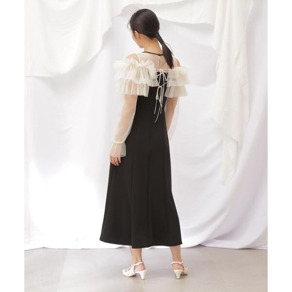 ジル バイ ジル スチュアート（JILL by JILL STUART）/フリルボレロ2Wayドレス_9
