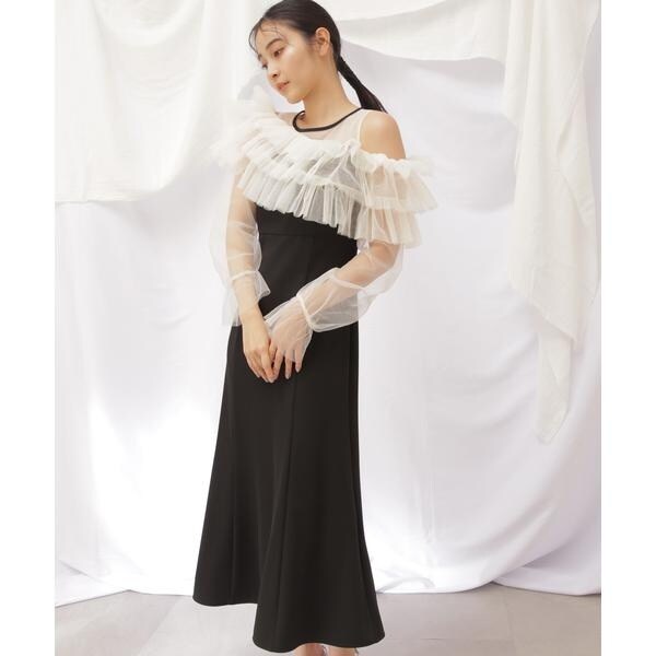 ジル バイ ジル スチュアート（JILL by JILL STUART）/フリルボレロ2Wayドレス_10
