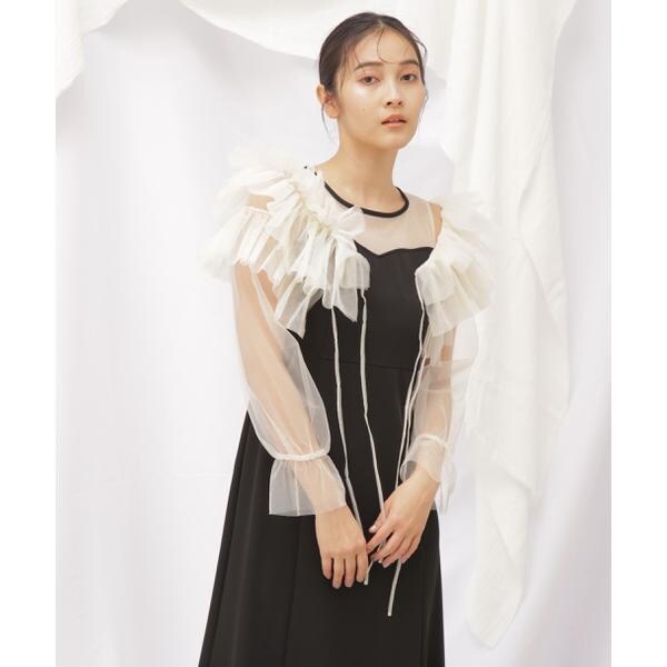 ジル バイ ジル スチュアート（JILL by JILL STUART）/フリルボレロ2Wayドレス_11