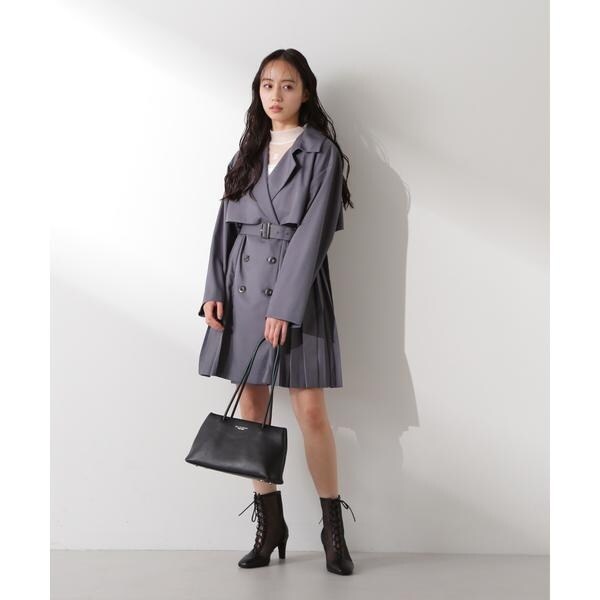 JILL by JILL STUART プリーツミディトレンチコート