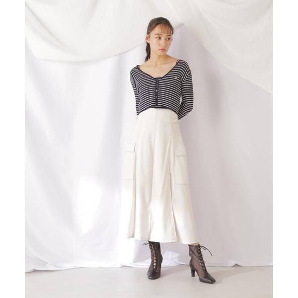 ジル バイ ジル スチュアート（JILL by JILL STUART）/◇ポケット付きタックプリーツスカート