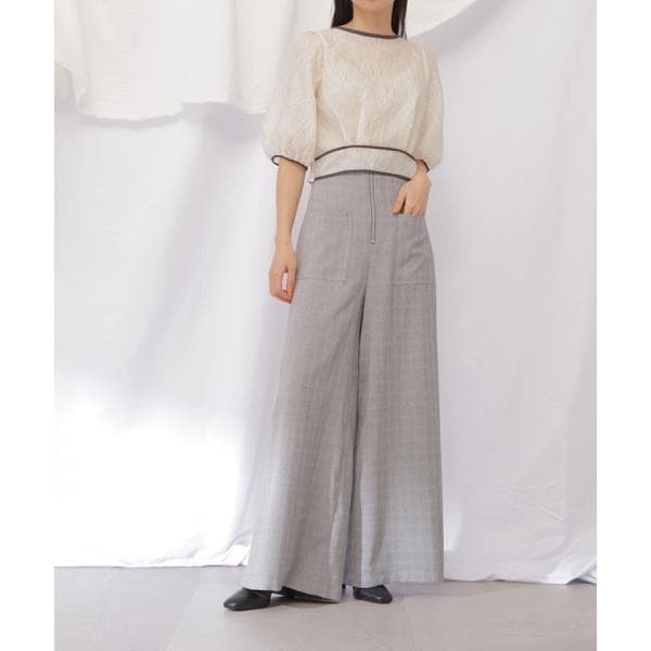 ジル バイ ジル スチュアート（JILL by JILL STUART）/フロントZIPワイドパンツ