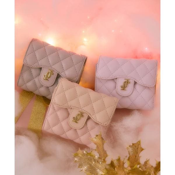 【可愛らしいデザイン♪】JILL by JILL STUART ミニ財布 JILL by STUART 財布 クロスJキルトウォレットシリーズ ミニ財布