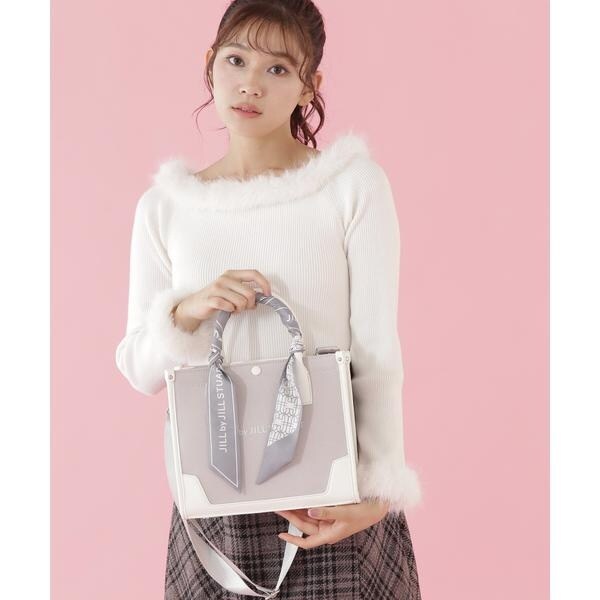 ジルスチュアート　JILLSTUART りんご　カゴバック　トートバッグ　ハンド ジルスチュアート JILLSTUART りんご カゴバック トートバッグ