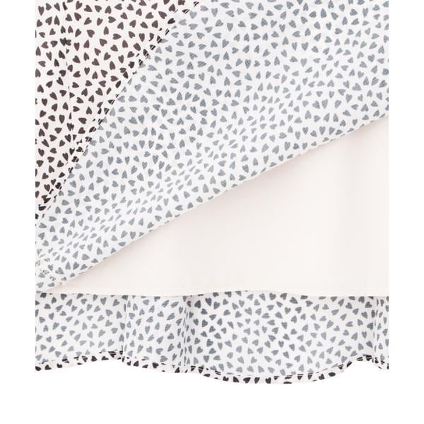 ジルバイ ハートプリントシャーリングワンピース ジル バイ ジル スチュアート(JILL by JILL STUART)/ハート