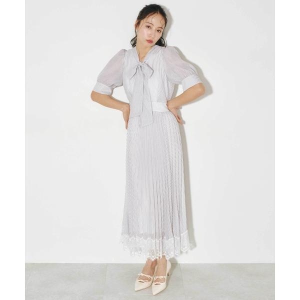 ジル バイ ジル スチュアート（JILL by JILL STUART）/ヘムレースボウタイワンピース