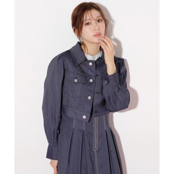 ジル バイ ジル スチュアート（JILL by JILL STUART）/デニムライクステッチシリーズ2 Gジャン