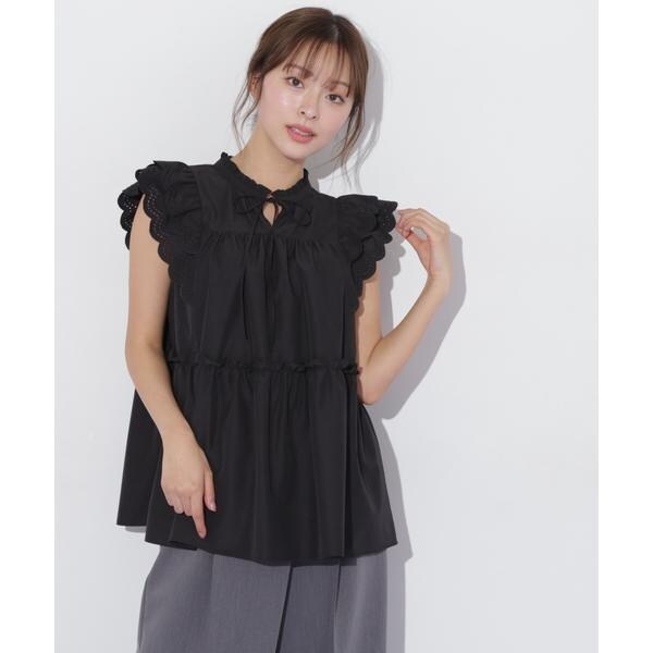 ジルバイジルスチュアート カットワークティアードチュニック カットワークティアードチュニック | JILL by JILL STUART（ジル バイ