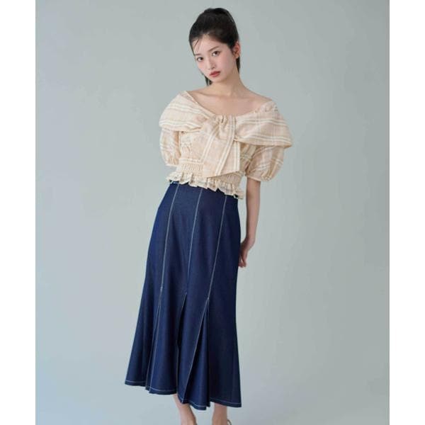 ジル バイ ジル スチュアート（JILL by JILL STUART）/ステッチマーメイドスカート_2