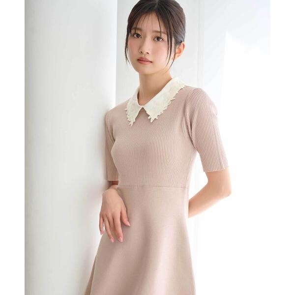 【未使用】JILTU ジルチュ　ミニ ワンピース　S JILL by JILL STUART｜フロントジップカットソーミニワンピース