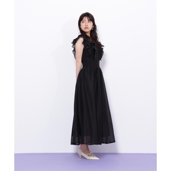 JILL by JILL STUART シアーフリルワンピース JILL by STUART ワンピース シアープリーツフリルワンピース