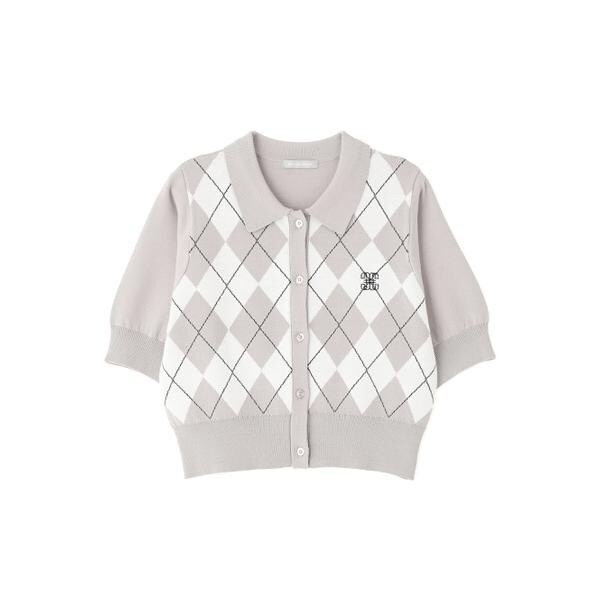 ジル バイ ジル スチュアート（JILL by JILL STUART）/ポロ衿アーガイルニット_3