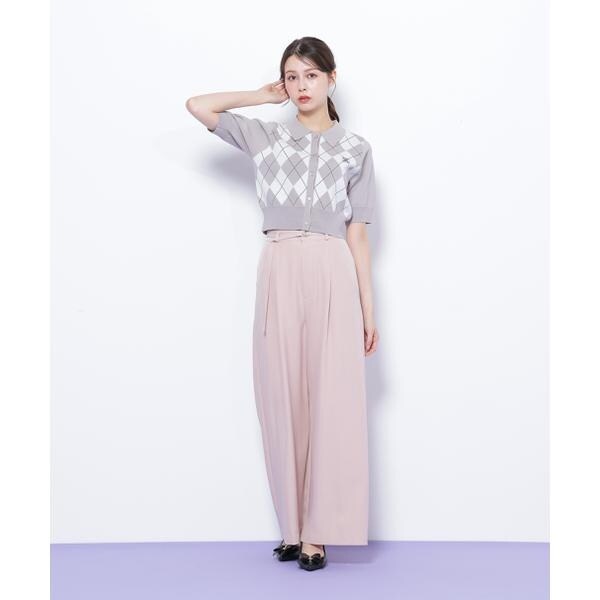 ジル バイ ジル スチュアート（JILL by JILL STUART）/ポロ衿アーガイルニット_7