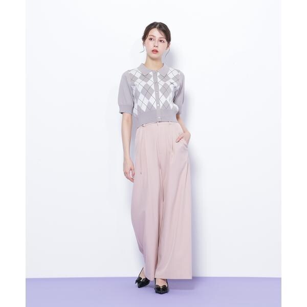 ジル バイ ジル スチュアート（JILL by JILL STUART）/ポロ衿アーガイルニット_8