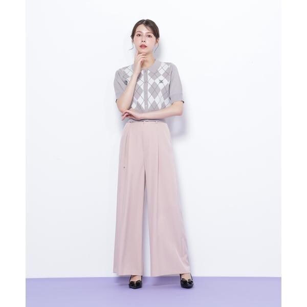 ジル バイ ジル スチュアート（JILL by JILL STUART）/ポロ衿アーガイルニット_9