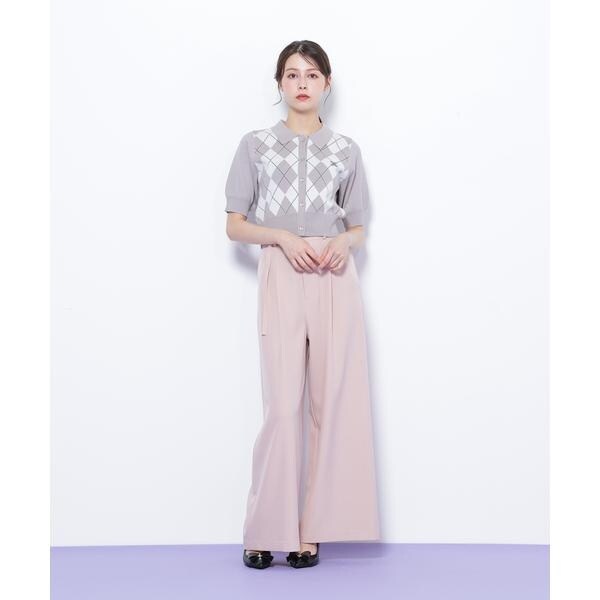 ジル バイ ジル スチュアート（JILL by JILL STUART）/ポロ衿アーガイルニット_10