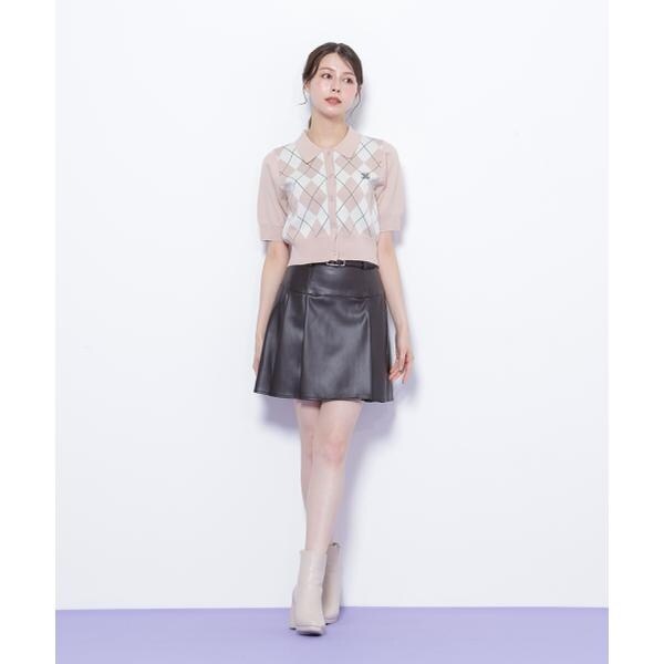 ジル バイ ジル スチュアート（JILL by JILL STUART）/ポロ衿アーガイルニット_19