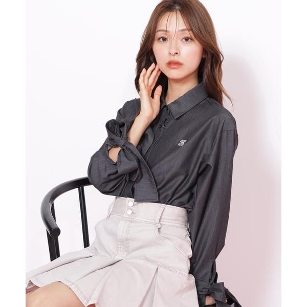 ジル バイ ジル スチュアート（JILL by JILL STUART）/アイコニック袖リボンブラウス