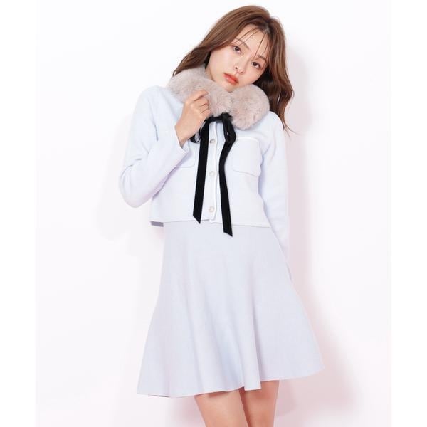 ジルスチュアートJILL STUART セットアップ 140 ジルバイジルスチュアート JILL by JILLSTUART ペプラムキャミフレア