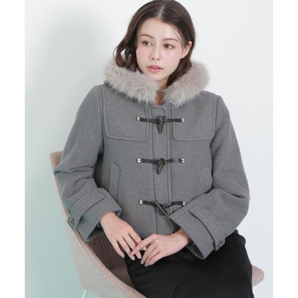 ジル バイ ジル スチュアート（JILL by JILL STUART）/フェイクファー付ショートダッフルコート_7