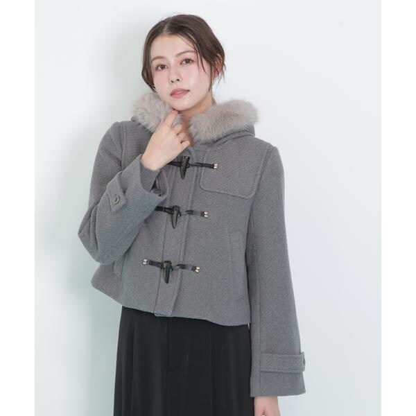 ジル バイ ジル スチュアート（JILL by JILL STUART）/フェイクファー付ショートダッフルコート_8