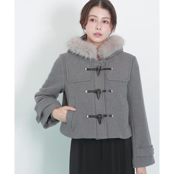 ジル バイ ジル スチュアート（JILL by JILL STUART）/フェイクファー付ショートダッフルコート_9