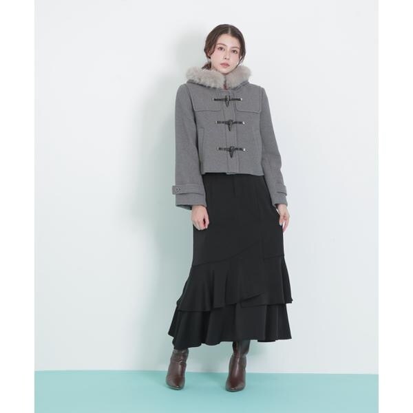 ジル バイ ジル スチュアート（JILL by JILL STUART）/フェイクファー付ショートダッフルコート_11
