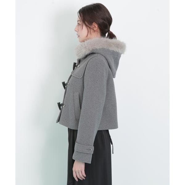 ジル バイ ジル スチュアート（JILL by JILL STUART）/フェイクファー付ショートダッフルコート_15