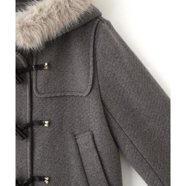 ジル バイ ジル スチュアート（JILL by JILL STUART）/フェイクファー付ショートダッフルコート_18