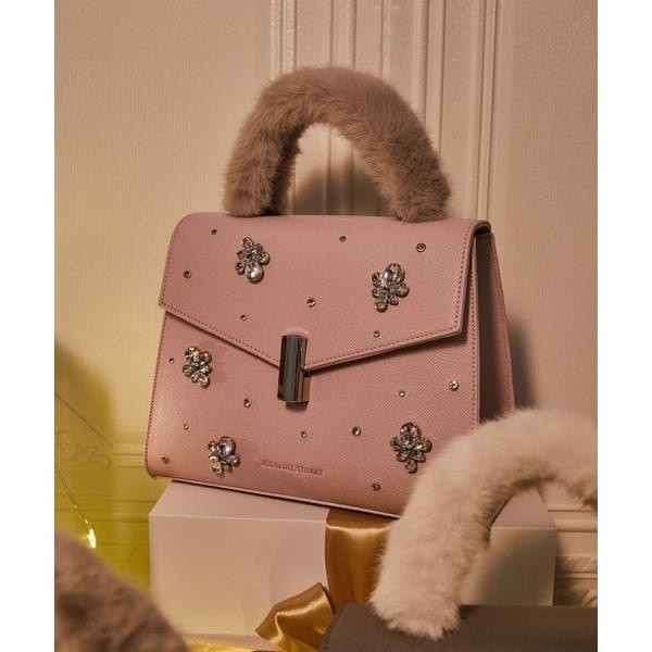 ジル バイ ジル スチュアート（JILL by JILL STUART）/ランダムビジューファーハンドルバッグ