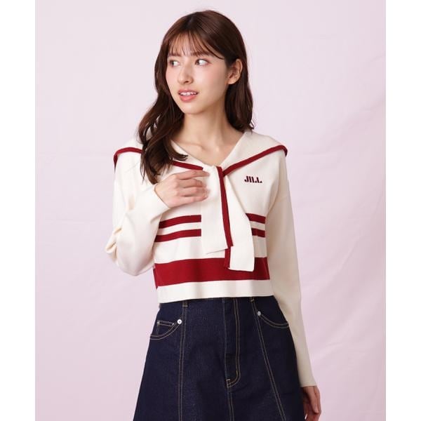 ジル バイ ジル スチュアート（JILL by JILL STUART）/セーラーカラーニット