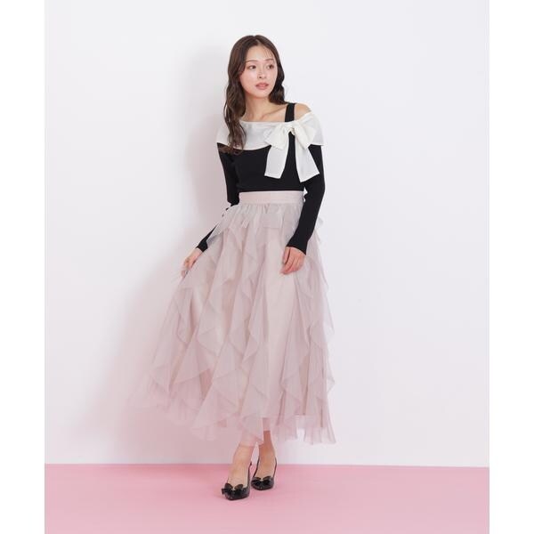ジル バイ ジル スチュアート（JILL by JILL STUART）/アシメリボンニット_10